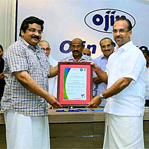 ISO Award ceremony for ojin in 2019